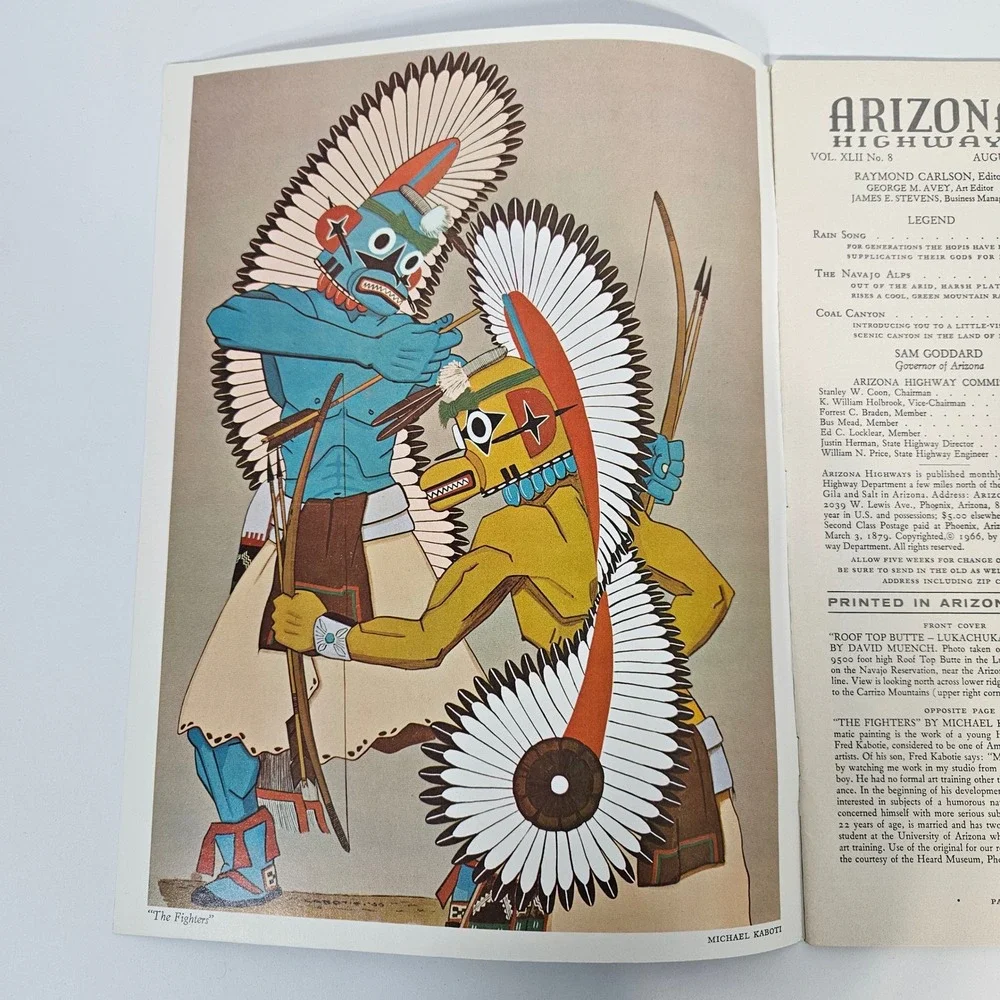 Vintage 1966 Arizona Highways Magazine Complete Year 12 Issues Southwest Travel‎